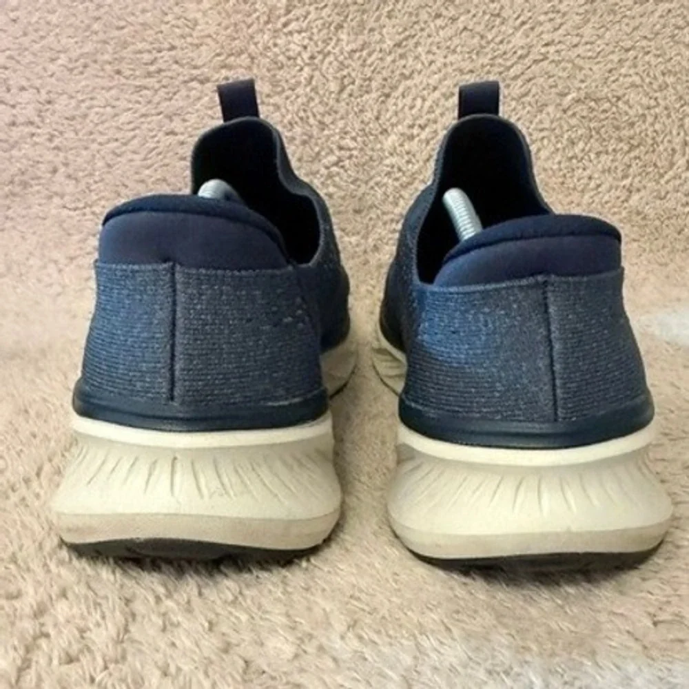 Skechers Hands Free Slip-ins Edge Ride Mens 10 Wide Navy Sneakers 232839WW